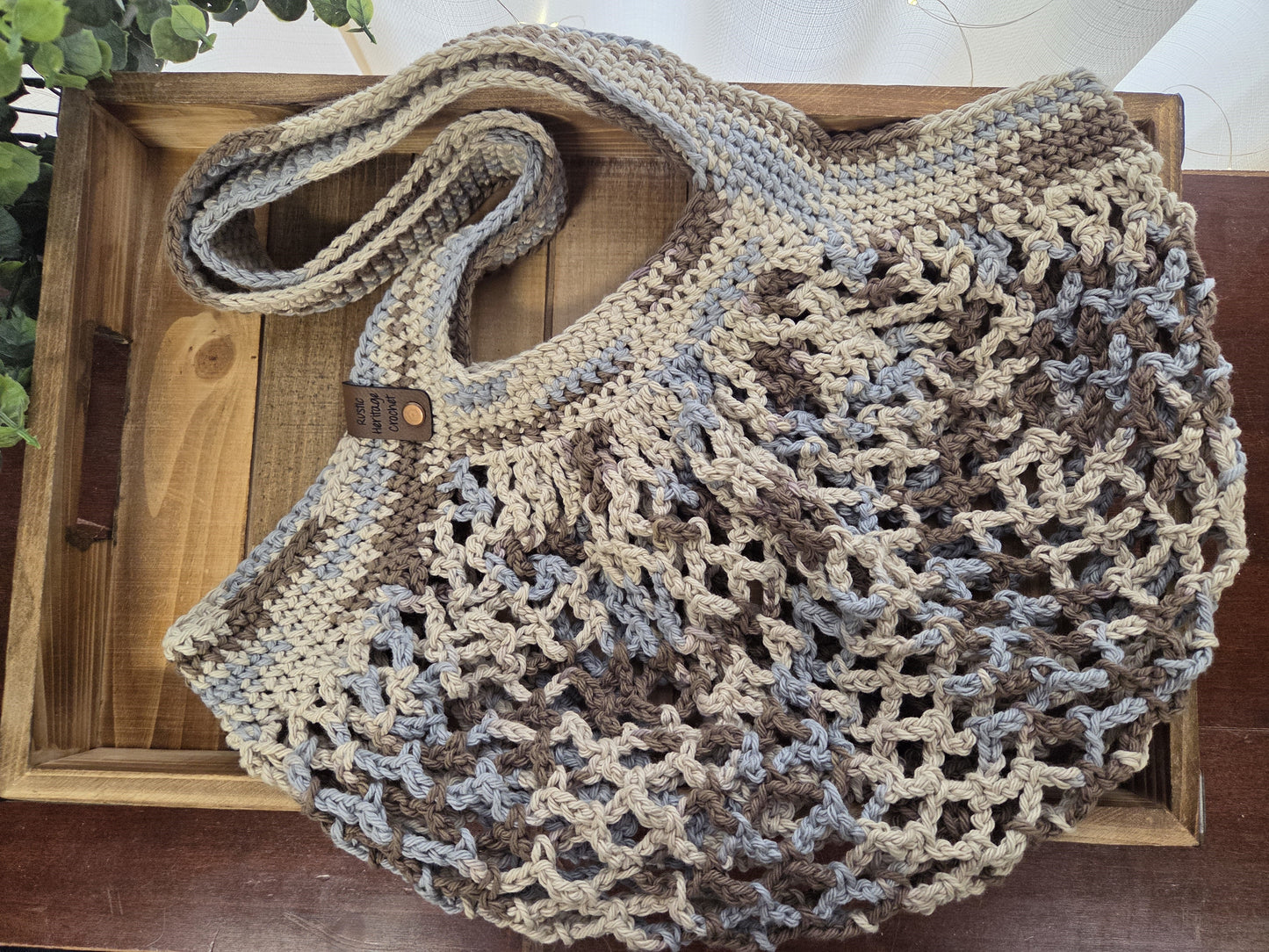 Earth Ombre Mesh Market Bag
