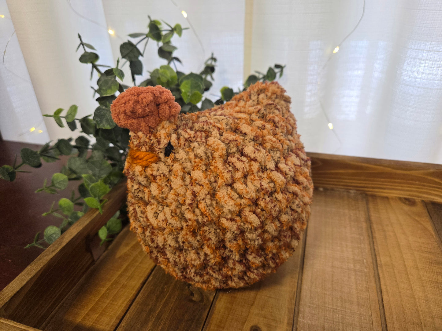 Mabel Chicken (Dark Woodland Tweed)
