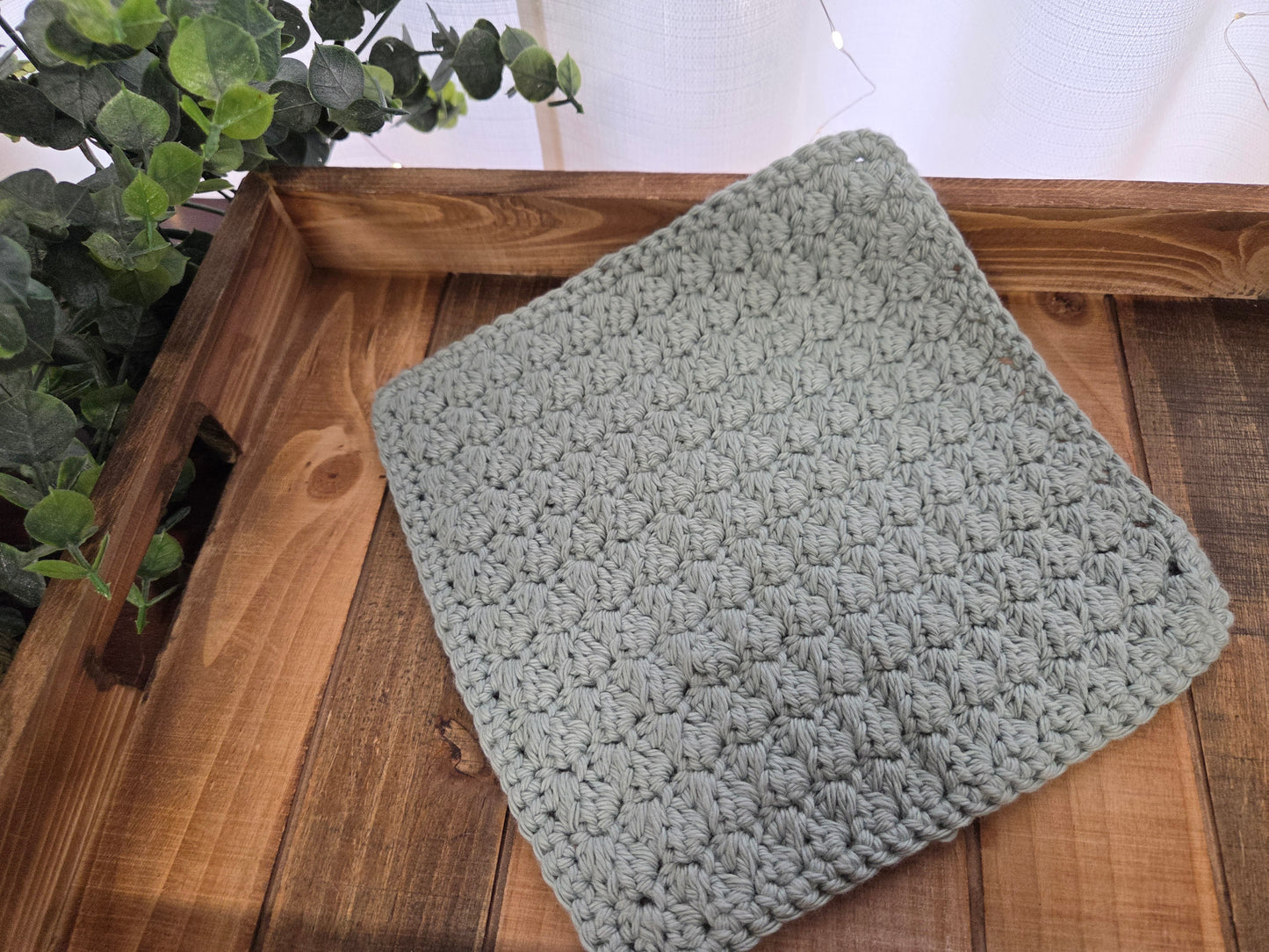 Teal Dishcloth