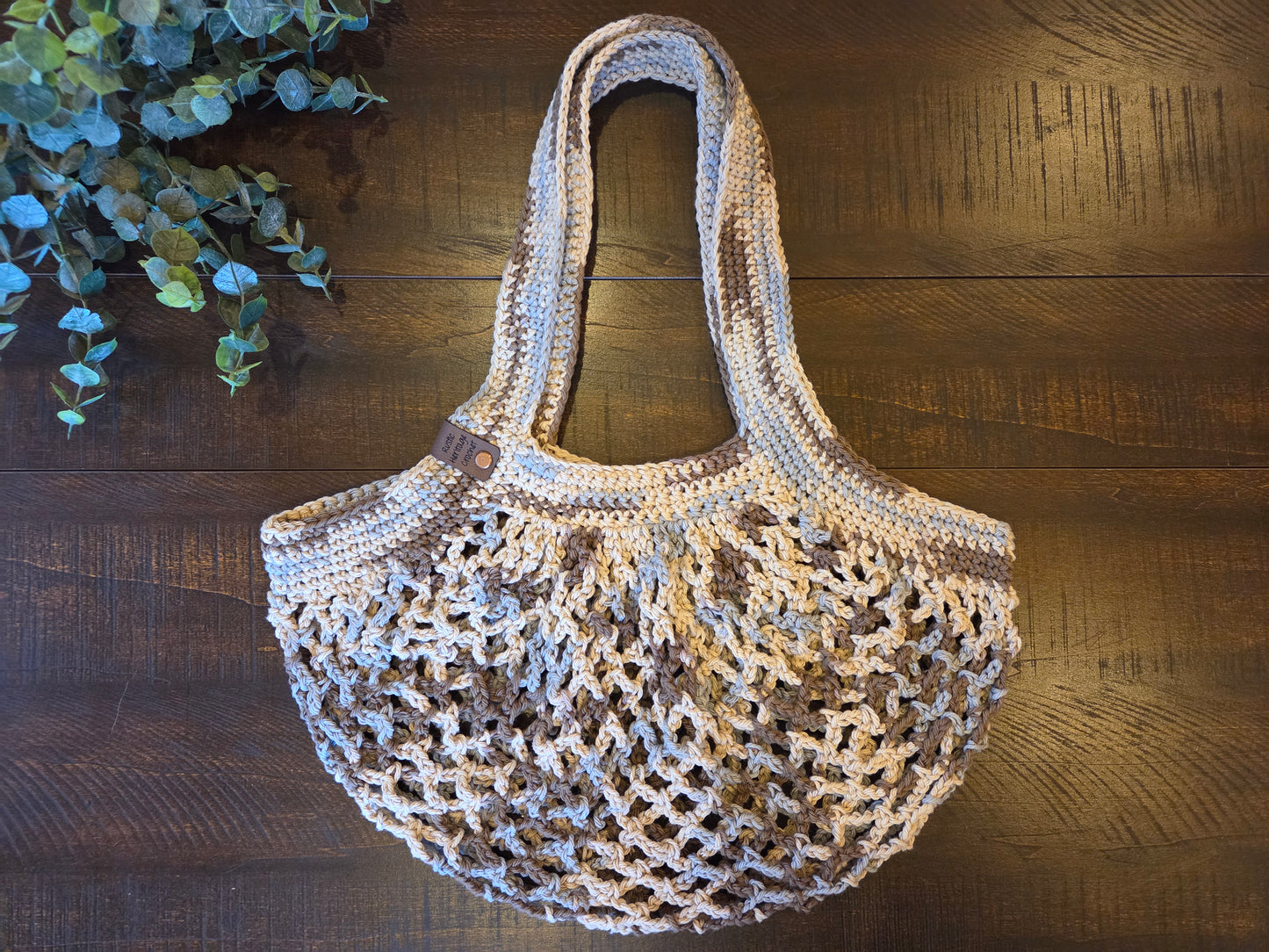 Earth Ombre Mesh Market Bag