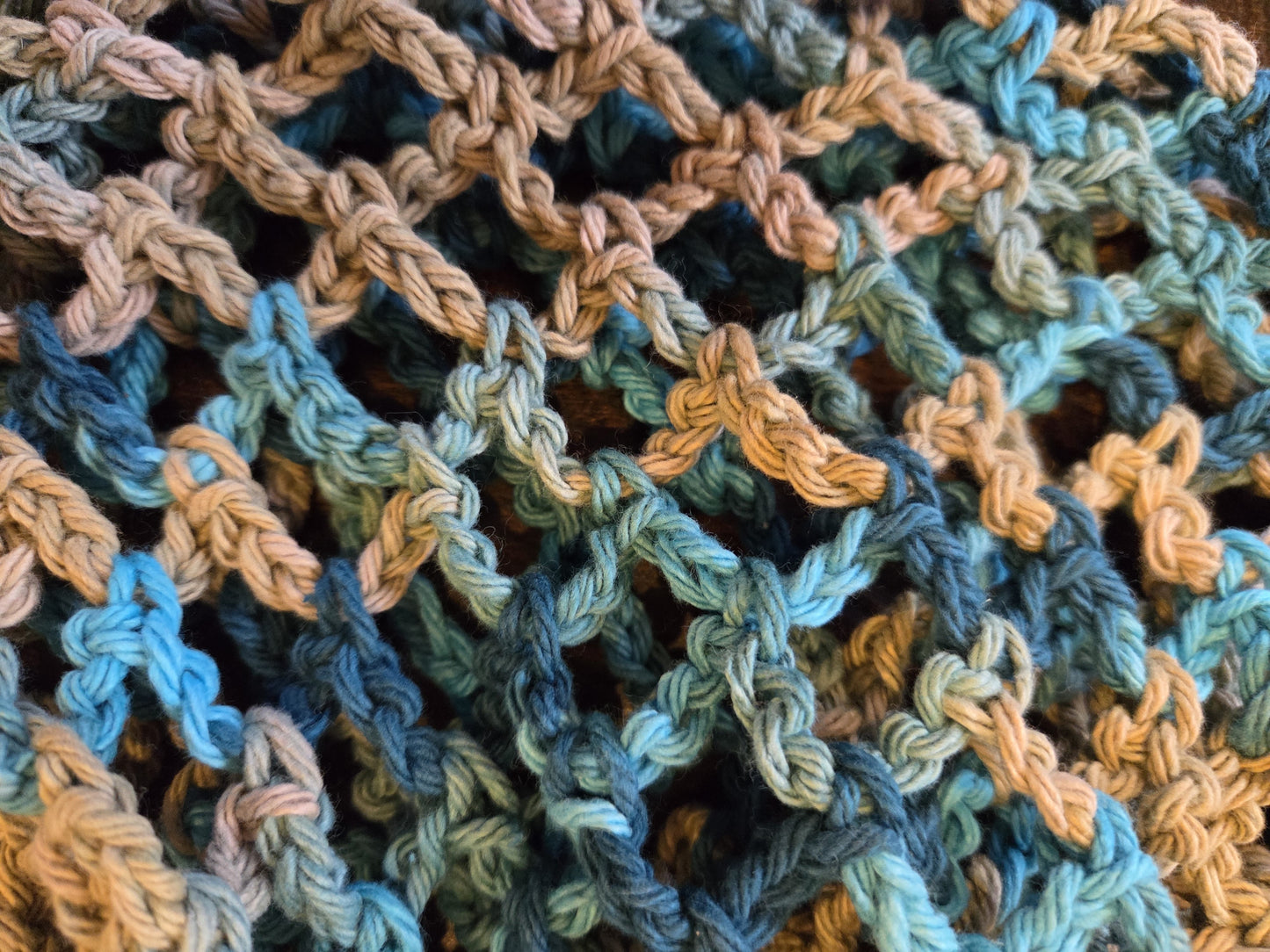 Pebble Beach Mesh Market Bag