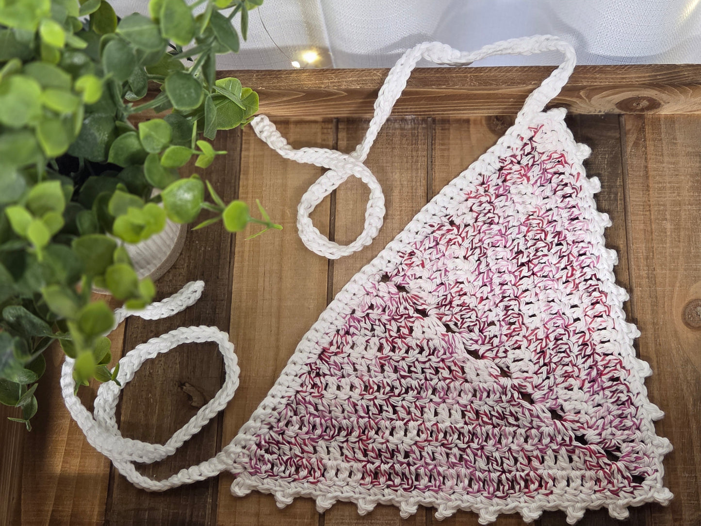 Picot Bandana - Red Sprinkles