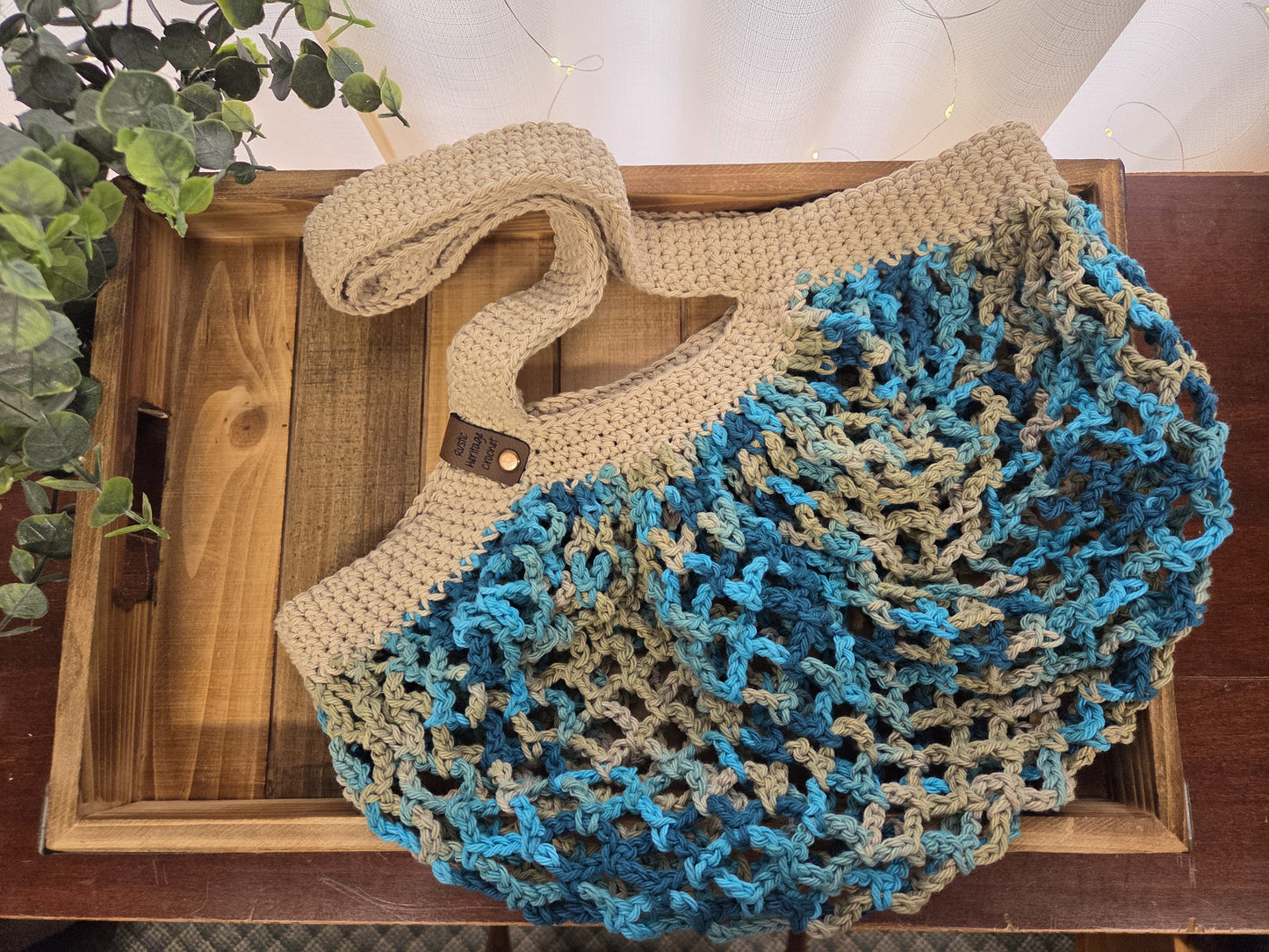 Pebble Beach Mesh Market Bag