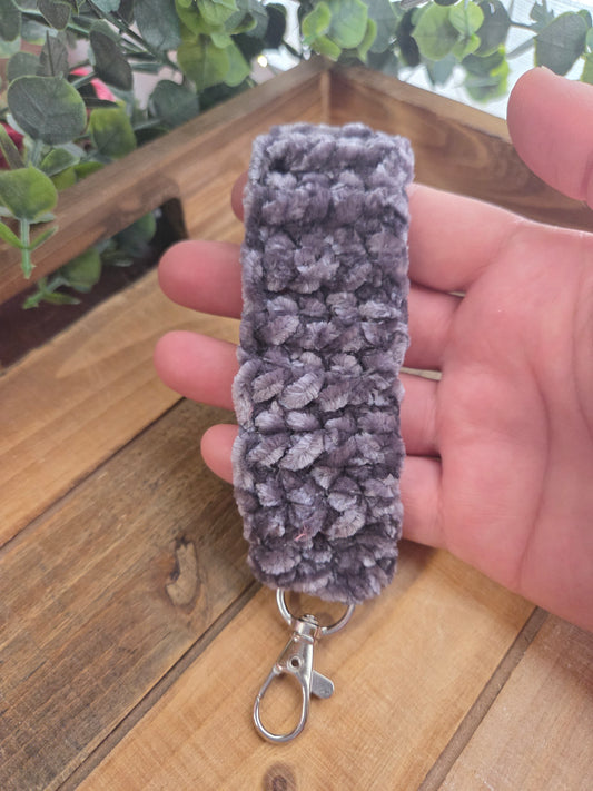 Velvet Keychain (Gray)