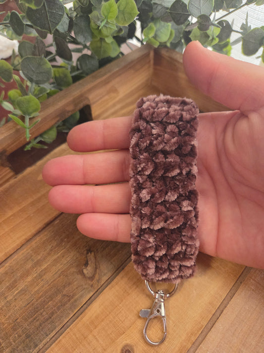 Velvet Keychain (Brown)
