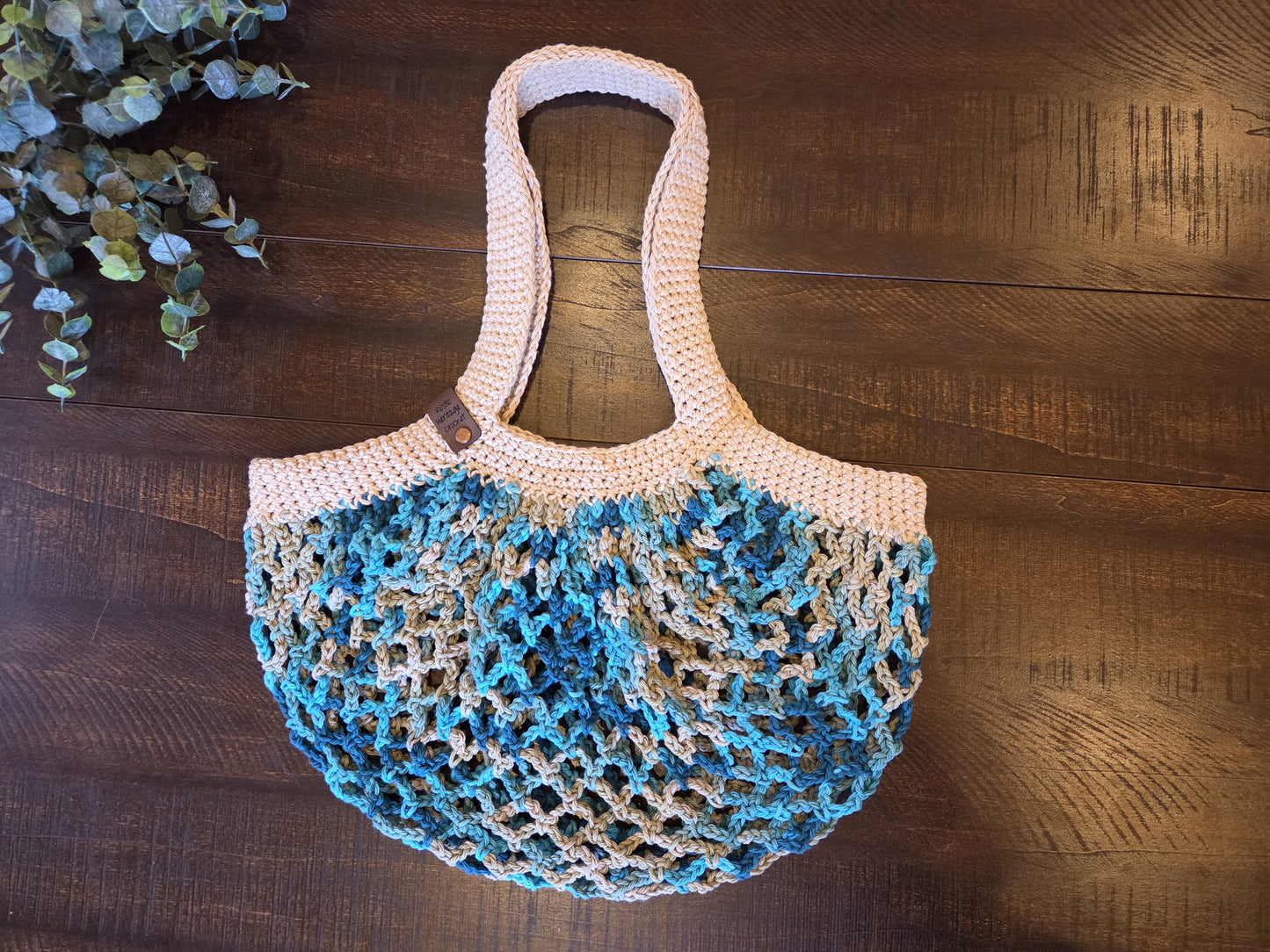 Pebble Beach Mesh Market Bag