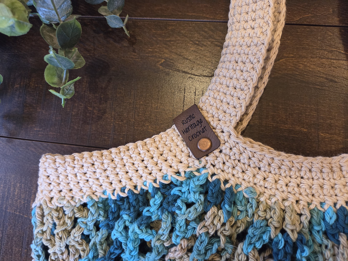 Pebble Beach Mesh Market Bag