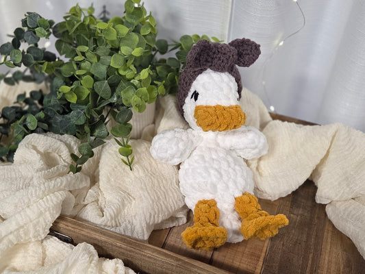 Baby Della Duck Snuggler - Purple Headband