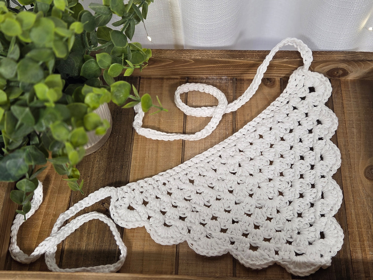 Granny Stitch Bandanas - SET OF 3 - White, Brown, and Moonlit Frost