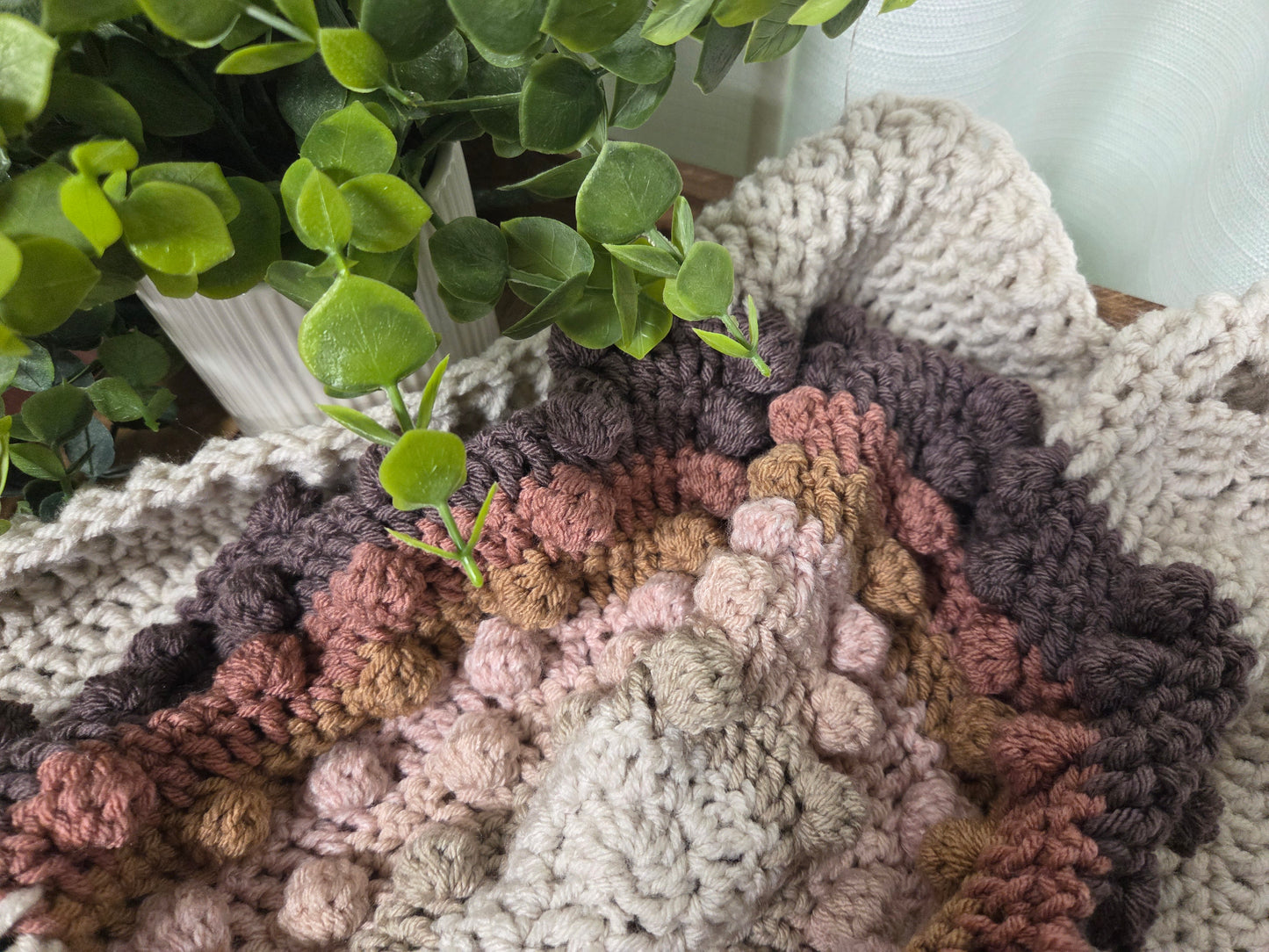 Rainbow Baby Lovey Blanket - Purple & Pinks
